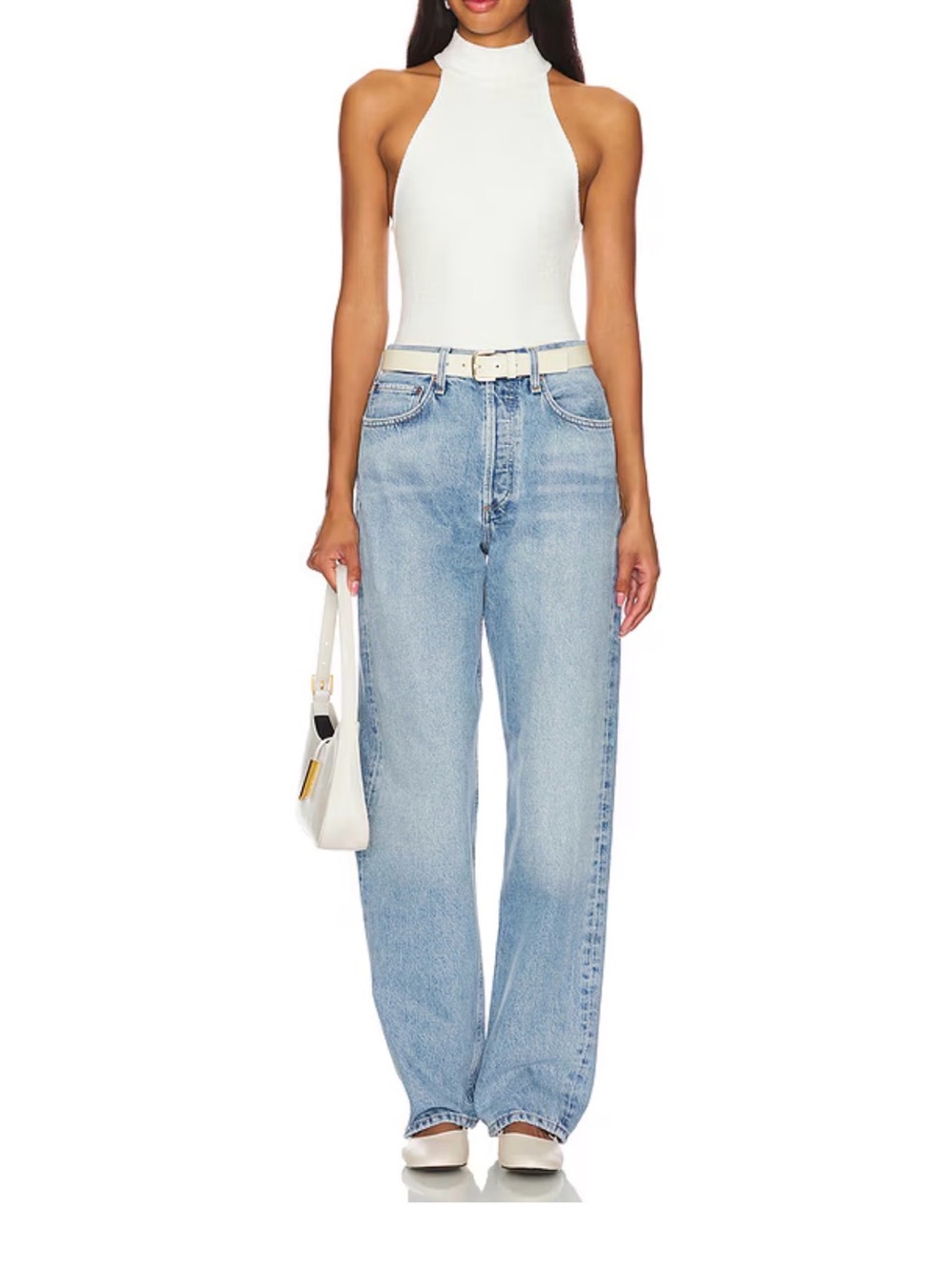 Agolde Kelly jeans high rise relaxed straight